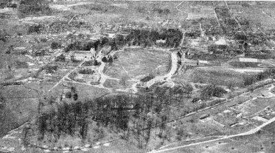 An image of the Drillfield as it appeared in 1936.