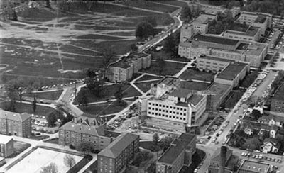 An image of the Drillfield as it appeared in 1971.